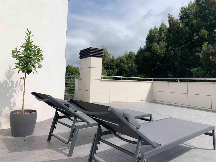 Atico Con Esplendida Terraza Apartamento Comillas Exterior foto